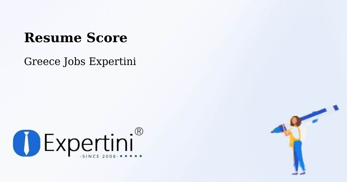 Resume Score & Job Description Match Tool – Neápolis - Greece Jobs Expertini